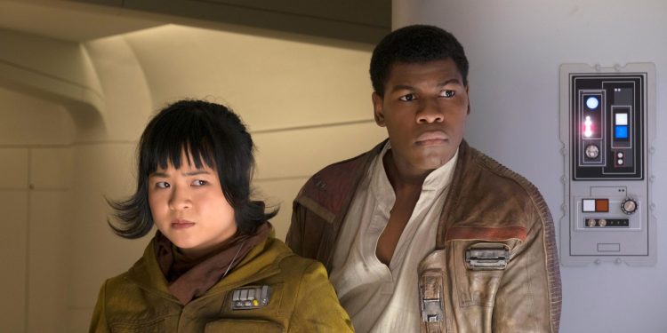 Star Wars: The Last Jedi
L to R: Rose (Kelly Marie Tran) and Finn (John Boyega)

Credit: David James/ILM/© 2017 Lucasfilm Ltd.