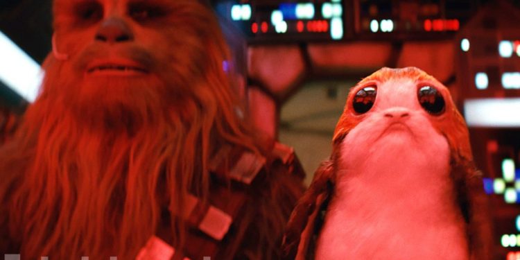 Star Wars: The Last Jedi
L to R: Chewbacca (Joonas Suotamo) and a Porg