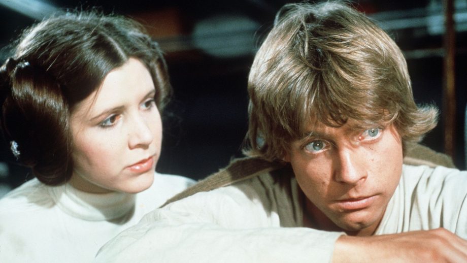 I gemelli Skywalker Luke e Leia, alla loro prima apparizione in Una Nuova Speranza.