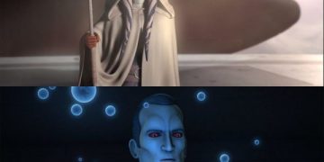 Thrawn e Ahsoka così come sono apparsi in Rebels: presto arriveranno i corrispettivi romanzi Mondadori.