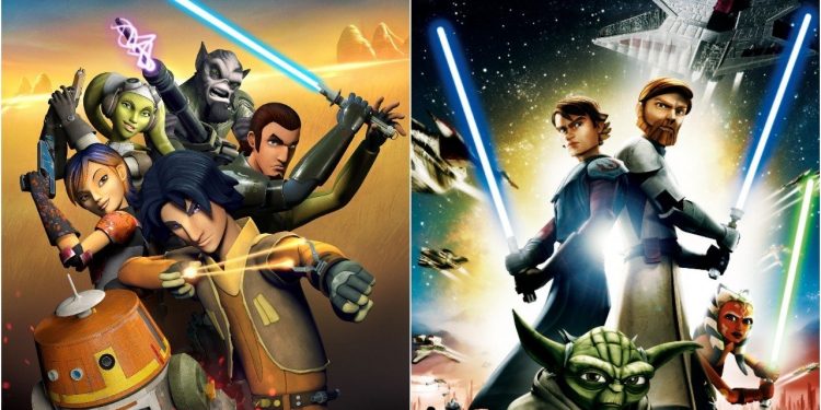 Le serie animate Star Wars The Clone Wars e Rebels a confronto.