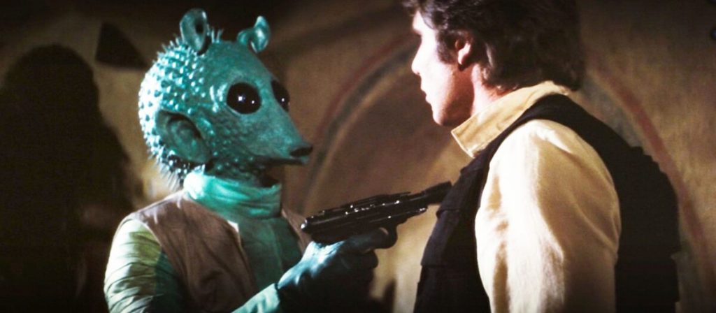 Greedo e Han Solo