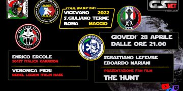 Live dallo Spazioporto 28.04.2022: Star wars Day 2022 – Vigevano – S.Giuliano Terme – Roma