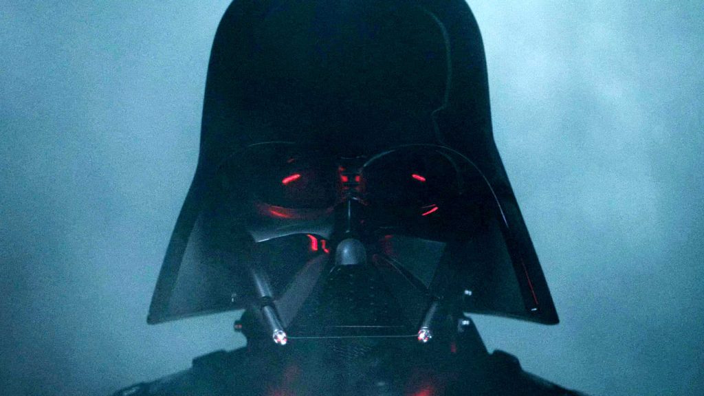 Darth Vader immagine volto Obi Wan Kenobi tv