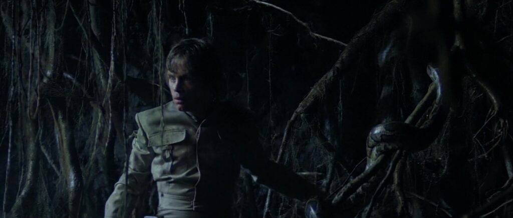 Star Wars e la magia: Luke nella caverna su Dagobah