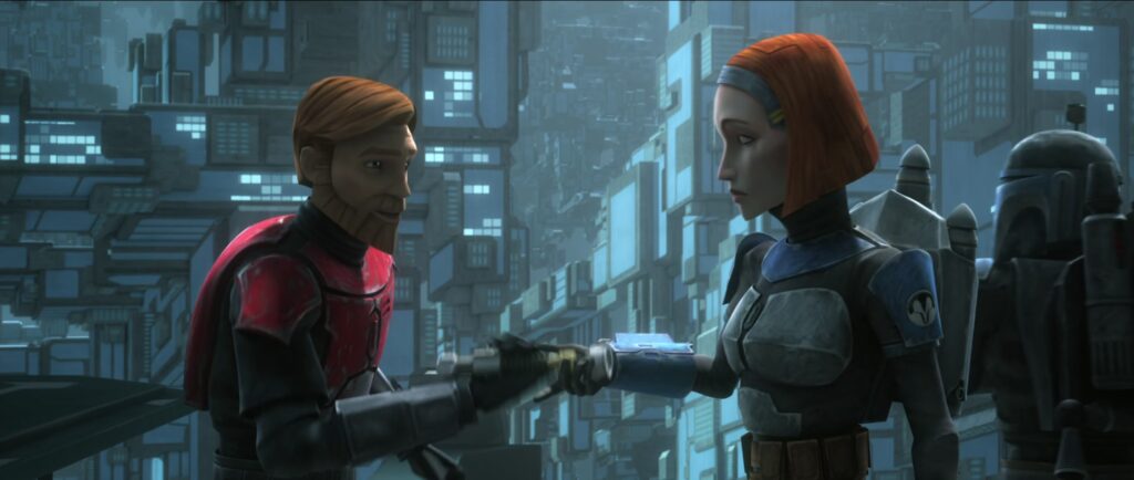 Obi-Wan con Bo-Katan