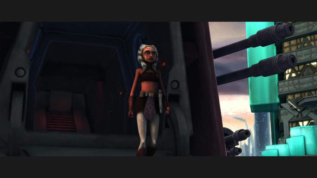 La prima apparizione di Ahsoka Tano nel film animazione The Clone Wars