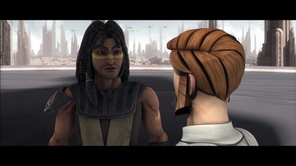 Quinlan Vos e Obi-Wan Kenobi in Clone Wars