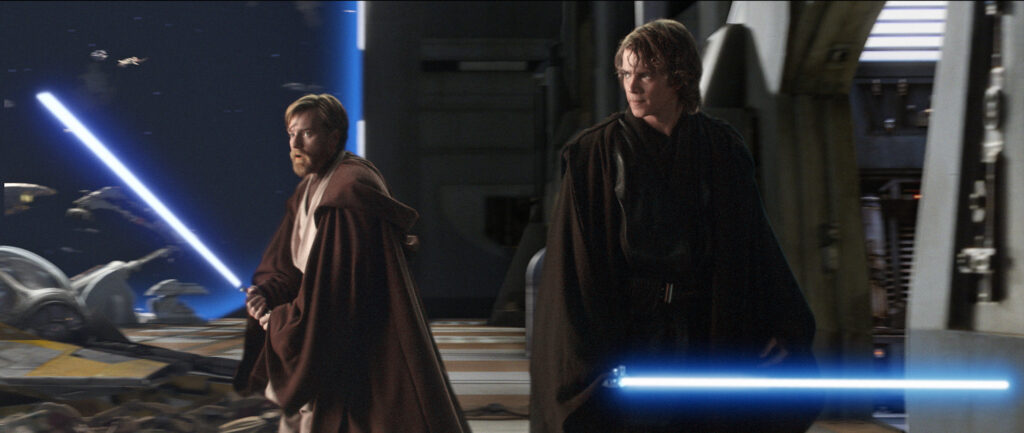 Anakin e Obi-Wan in Ep.3
