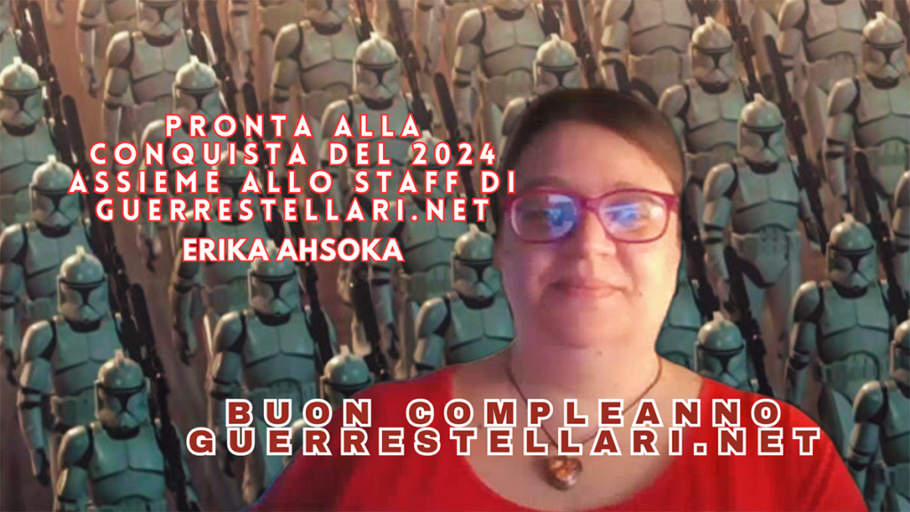 Erika Ahsoka augura a guerrestellari.net un buon compleanno