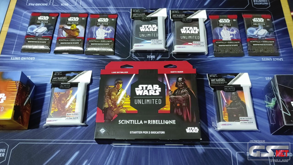 Edizione Speciale di Star Wars Unlimited  spedita alla Redazione da Asmodee Italia
