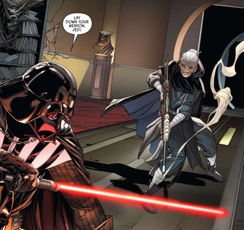I figli della Forza, Jocasta Nu affronta Darth Vader 