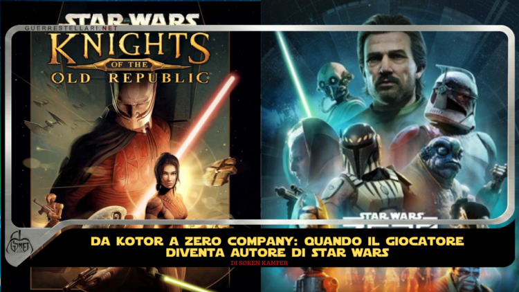 da kotor a zero company: quando il giocatore diventa autore di star wars