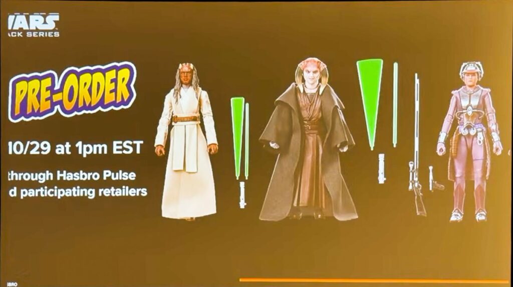 Agen Kolar, Saesee Tiin e Zam Wesell, le nuove figure Black Series mostrate al panel (Immagine: Hasbro, via Jedi Temple Archives)