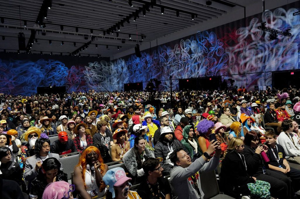 Il pubblico del Main Stage al New York Comic Con, Javits Center
