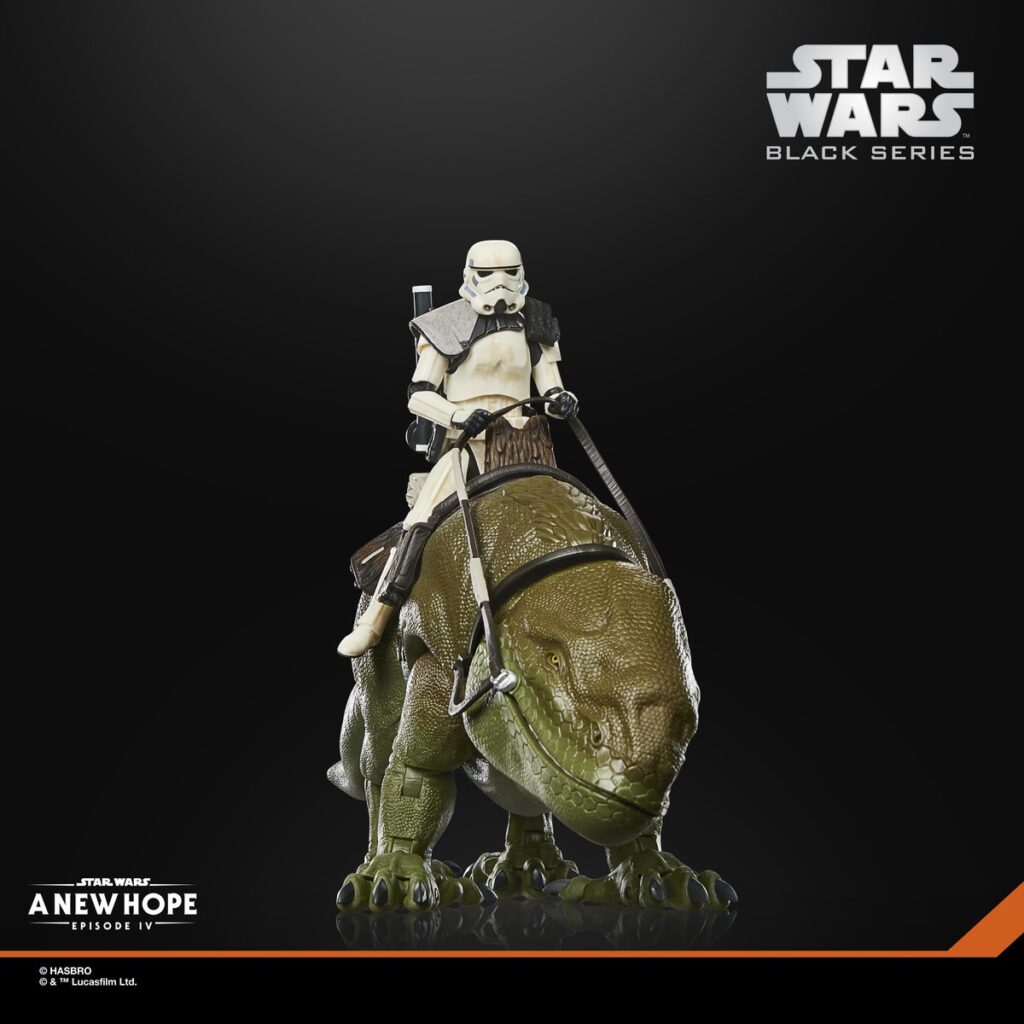 Il Dewback & Sandtrooper 2-Pack di The Black Series, presentato in collaborazione con Walmart (Immagine: Hasbro)